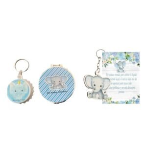 Set de 30 Recuerdos para Baby Shower Niño - Elefantito Azul #1