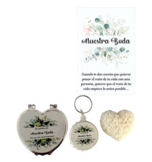 Set de 30 Recuerdos para Boda – Estilo Floral Elegante