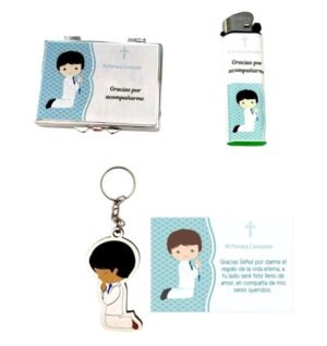 Set de 30 Recuerdos para Primera Comunión Niño #1