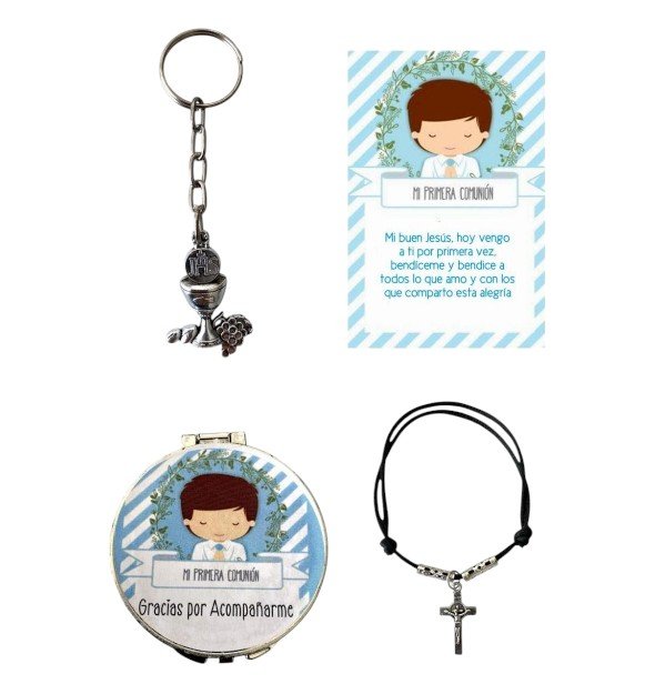 Set de 30 Recuerdos para Primera Comunión Niño #4