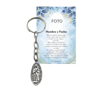 Llavero Virgen de Guadalupe Luctuoso