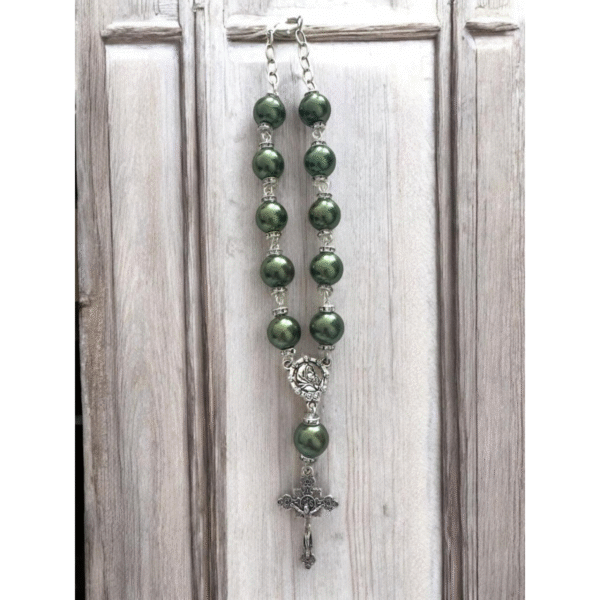 detalle de Misterio color verde