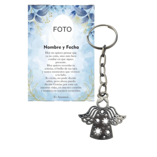 Tarjeta luctuoso con foto 1