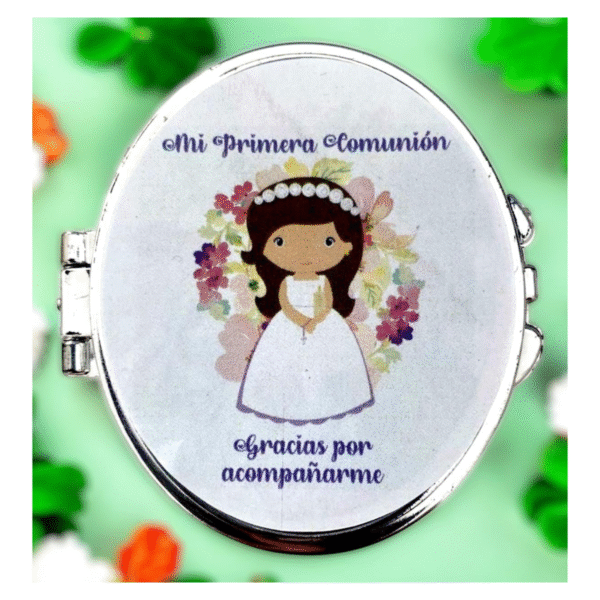 Espejo Recuerdo Mi Primera Comunión Niña. Set 10 piezas.